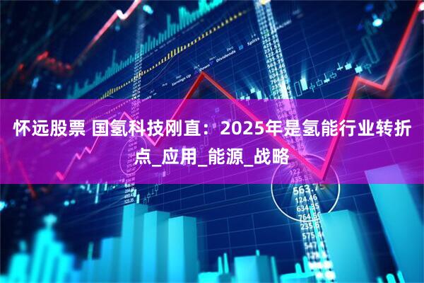 怀远股票 国氢科技刚直：2025年是氢能行业转折点_应用_能源_战略