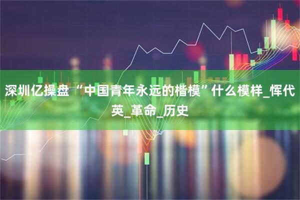 深圳亿操盘 “中国青年永远的楷模”什么模样_恽代英_革命_历史