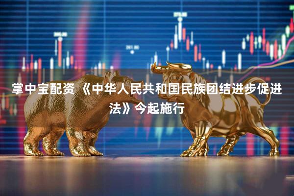 掌中宝配资 《中华人民共和国民族团结进步促进法》今起施行